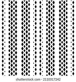 Seamless ethnic pattern.Abstract Geometric Pattern generative computational art illustration.Black and 
white pattern for wallpapers and backgrounds. 