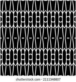 
Seamless ethnic pattern.Abstract Geometric Pattern generative computational art illustration.Black and 
white pattern for wallpapers and backgrounds. 