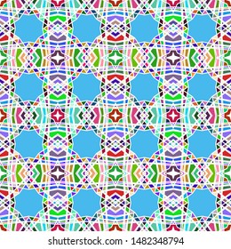 Seamless ethnic pattern.Colorful seamless pattern for textile and design