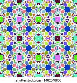 Seamless ethnic pattern.Colorful seamless pattern for textile and design