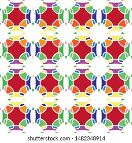 Seamless ethnic pattern.Colorful seamless pattern for textile and design