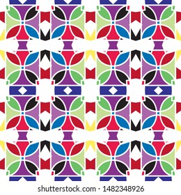 Seamless ethnic pattern.Colorful seamless pattern for textile and design