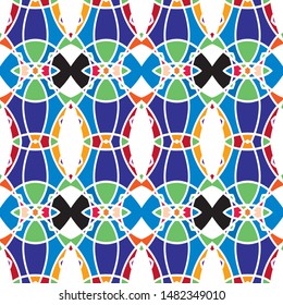 Seamless ethnic pattern.Colorful seamless pattern for textile and design
