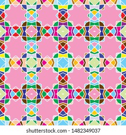 Seamless ethnic pattern.Colorful seamless pattern for textile and design