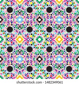 Seamless ethnic pattern.Colorful seamless pattern for textile and design