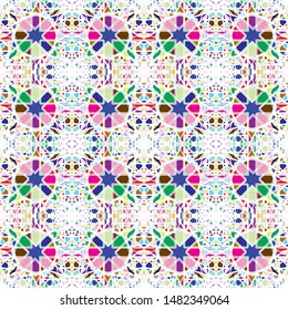 Seamless ethnic pattern.Colorful seamless pattern for textile and design