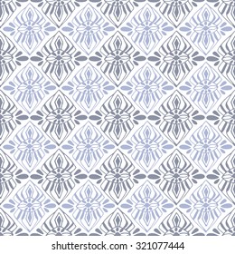 Seamless ethnic patterns. The geometrical pattern of tribal art and decor of the Aztecs, is drawn by hand. Vector illustration to complement your exclusive design.