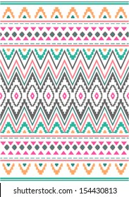 seamless  ethnic print vector pattern background