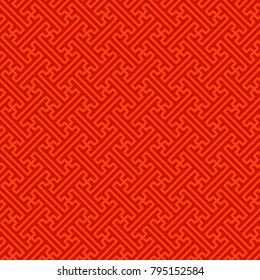 Seamless ethnic sayagata geometric pattern. Vector ornament. Japanese pattern