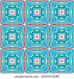 Abstrato geométrico de padrão tradicional étnico contínuo