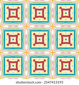 Nahtloses ethnisches traditionelles Muster geometrischer Abstrakt