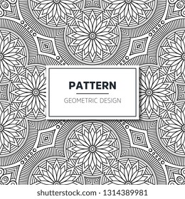 Seamless ethnic and tribal pattern