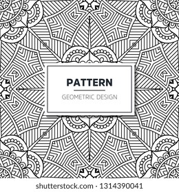 Seamless ethnic and tribal pattern