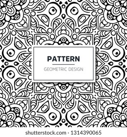Seamless ethnic and tribal pattern