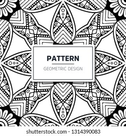 Seamless ethnic and tribal pattern