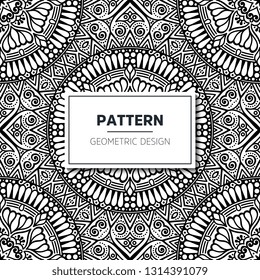 Seamless ethnic and tribal pattern