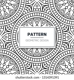 Seamless ethnic and tribal pattern