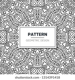 Seamless ethnic and tribal pattern
