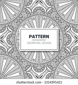 Seamless ethnic and tribal pattern