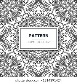 Seamless ethnic and tribal pattern