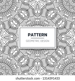 Seamless ethnic and tribal pattern