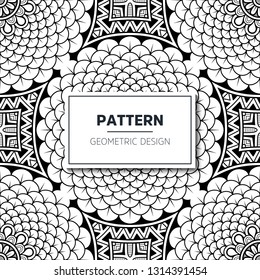 Seamless ethnic and tribal pattern