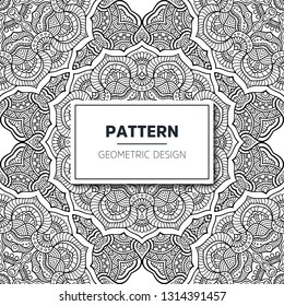 Seamless ethnic and tribal pattern