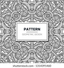Seamless ethnic and tribal pattern