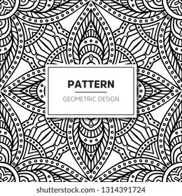 Seamless ethnic and tribal pattern