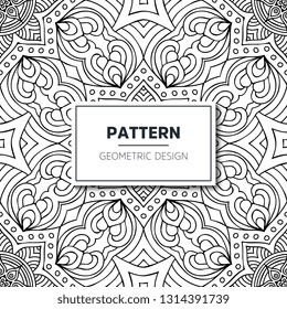 Seamless ethnic and tribal pattern