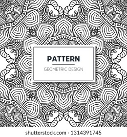 Seamless ethnic and tribal pattern