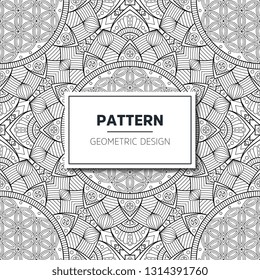 Seamless ethnic and tribal pattern