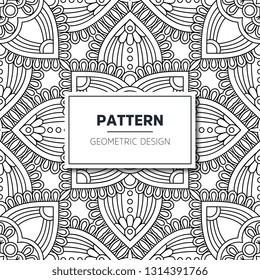 Seamless ethnic and tribal pattern