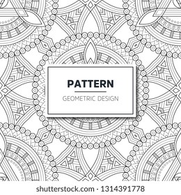 Seamless ethnic and tribal pattern