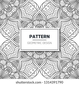 Seamless ethnic and tribal pattern
