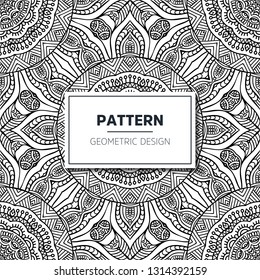 Seamless ethnic and tribal pattern