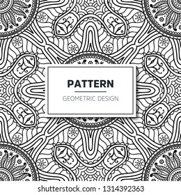 Seamless ethnic and tribal pattern