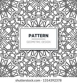 Seamless ethnic and tribal pattern