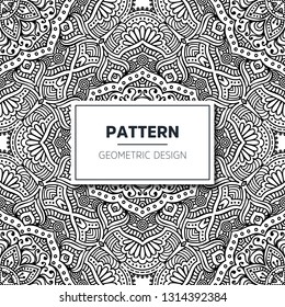 Seamless ethnic and tribal pattern
