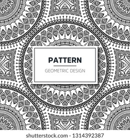 Seamless ethnic and tribal pattern