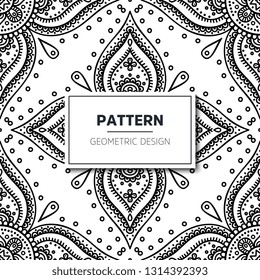 Seamless ethnic and tribal pattern