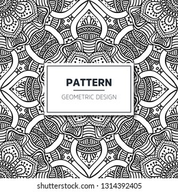 Seamless ethnic and tribal pattern
