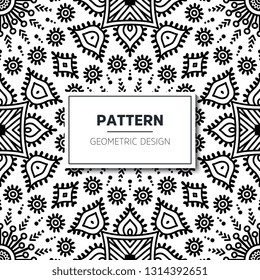 Seamless ethnic and tribal pattern