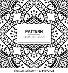 Seamless ethnic and tribal pattern