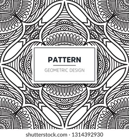 Seamless ethnic and tribal pattern