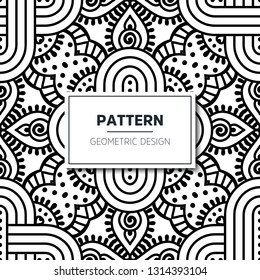 Seamless ethnic and tribal pattern