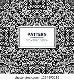 Seamless ethnic and tribal pattern