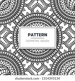 Seamless ethnic and tribal pattern