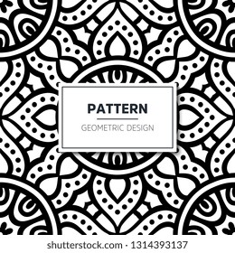 Seamless ethnic and tribal pattern