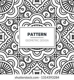 Seamless ethnic and tribal pattern